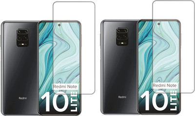 ISAAK Tempered Glass Guard for Redmi Note 10 Lite(Pack of 2)