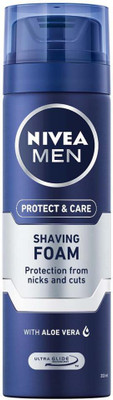 NIVEA Men Shaving Foam Protect & Care With Aloe Vera (Made In Germany)(200 ml)