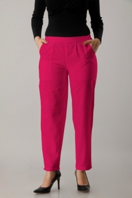 HIRDAY CREATION Regular Fit Women Pink Trousers