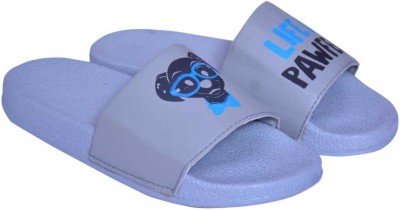 EUGENIE CLUB Men Slides(Grey , 4)