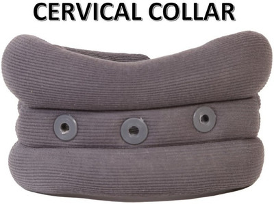 ORANCLE CARE Adjustable Soft Cervical Collar for Extra Support & Relieves Pain in Neck (GREY) Neck Support(Grey)