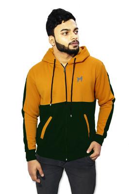mebadass Full Sleeve Color Block Men Sweatshirt