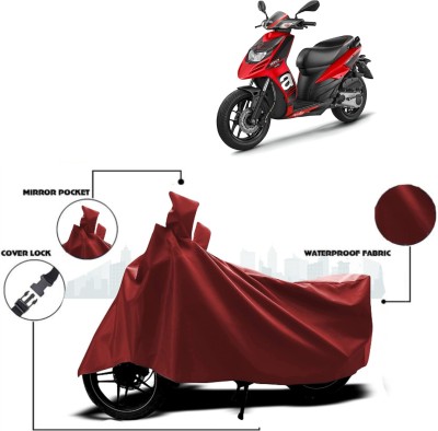 AUTOCAD Waterproof Two Wheeler Cover for Aprilia(SR 150, Maroon)