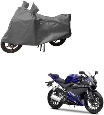 A G Enterprises Two Wheeler Cover for Yamaha(YZF R15 V3.0, Grey)