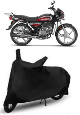 JYENTERPRISES Two Wheeler Cover for Hero(Splendor Plus, Black)