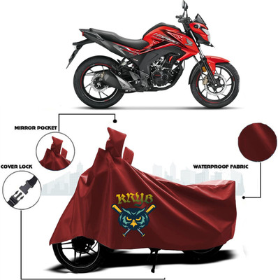 AUTOCAD Waterproof Two Wheeler Cover for Honda(CB Hornet 160, Maroon)