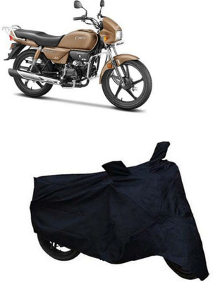 JYENTERPRISES Two Wheeler Cover for Hero(Splendor Plus, Black)