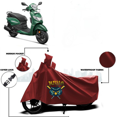 AUTOCAD Waterproof Two Wheeler Cover for Hero(Pleasure+ 110, Maroon)