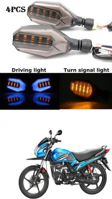 PRTEK Front, Rear LED Indicator Light for Mahindra Pantero(Blue, Yellow)