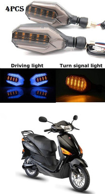 PECUNIA Front, Rear LED Indicator Light for Hero(Multicolor)