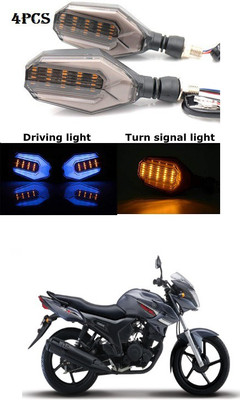 PRTEK Front, Rear LED Indicator Light for Yamaha SZ-S(Blue, Yellow)