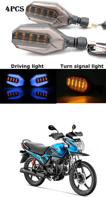 PRTEK Front, Rear LED Indicator Light for Mahindra Pantero(Blue, Yellow)
