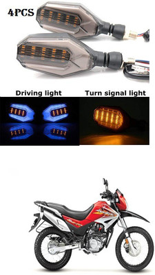 PRTEK Front, Rear LED Indicator Light for Hero Impulse(Blue, Yellow)