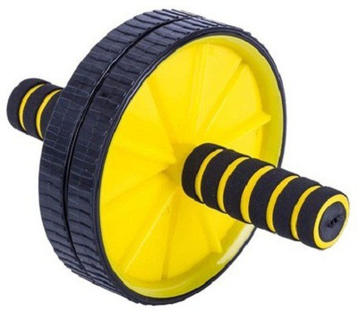 ENETLY Dual ab wheel roller fitness equipment Ab Exerciser(Black)