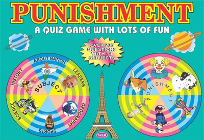 Olympia Games And Toys Punishment A Quiz game with lots of Fun For 6+ Age Kids Educational Board Games