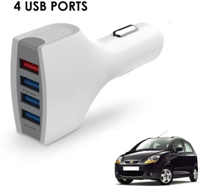 KOZDIKO 21 W Turbo Car Charger(White, With USB Cable)