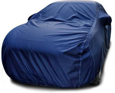 AXLOZ Car Cover For Hyundai Elite i20 (With Mirror Pockets)(Blue)