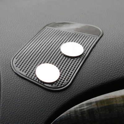 Znee Smart Silicone Standard Mat For  Universal For Car(Black)