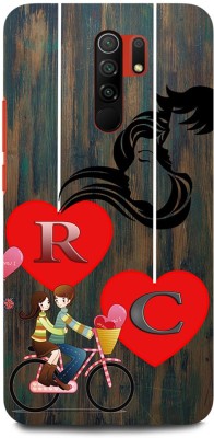 ORBIQE Back Cover for REDMI 9 Prime M2004J19I RC, R LOVE C, C LOVE R, R LETTER, C LETTER, RC NAME(Multicolor, Hard Case, Pack of: 1)