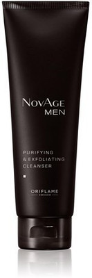 Oriflame Sweden novage men purifying &exfoliating cleanser Face Wash(125 ml)