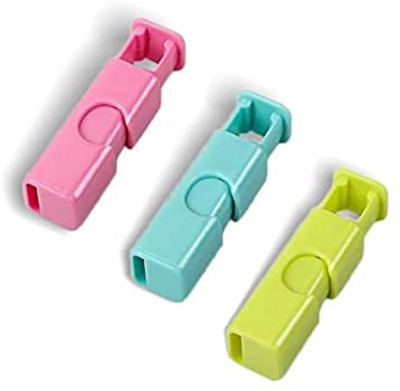 prisma collection Bag Pouch Clip MEDIUM Plastic Lock(Set of 3, Multicolor)