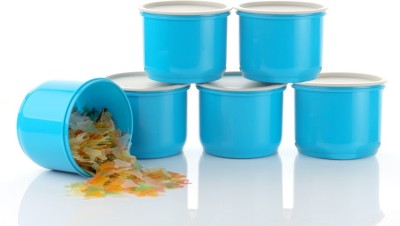 UNICEPT Plastic Grocery Container  - 1250 ml(Pack of 6, Blue)