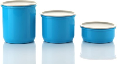 UNICEPT Plastic Utility Container  - 1750 ml, 1250 ml, 650 ml(Pack of 6, Blue)