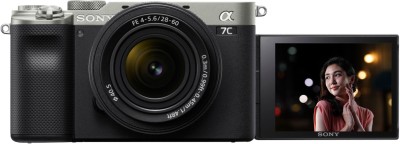 SONY Alpha ILCE-7CL Full Frame Mirrorless Camera with 28-60 mm Zoom LensFeaturing Eye AF and 4K movie recording(Silver)