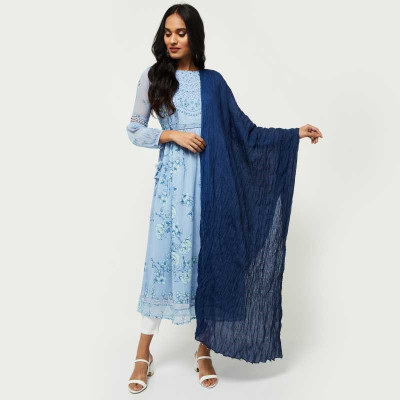 raj-rajeshwari collection Net Self Design Women Dupatta