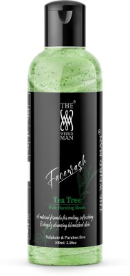 The Weird Man Tea Tree with Bursting Beads  for Refreshing, Deep Cleansing, & Blemish Free Skin Face Wash(100 ml)