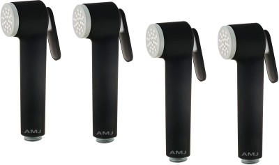 AMJ Premium Reva BLACK ABS Health faucet - PACK OF 4 Health  Faucet(Wall Mount Installation Type)