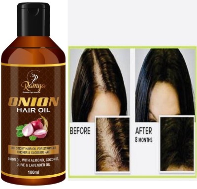 AARADHYAM Hair Oil Enriched With Onion, Helps Fight Greying Of Hair Naturally, 100ml Hair Oil(100 ml)