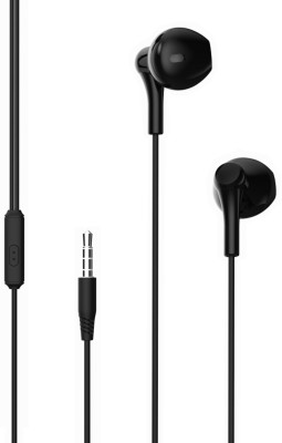 Helo Kuki 0_PP0 A9 / A5s / A31 / A1k / A5 /A31 / A12 / A52 Wired Headset(Black, In the Ear)