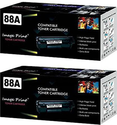 IMAGE PRINT 88A / CC388A Toner Cartridge Compatible for HP Laser Printers P1007 series Black Ink Toner Powder