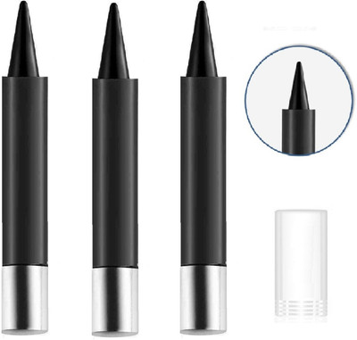 THTC Pack Of 3 Long Lasting | Waterproof and Smudge proof Kajal(BLACK, 24 g)