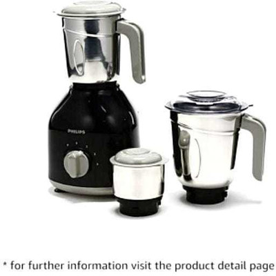 PHILIPS HL7756/00_4 PRO 750 Mixer Grinder (3 Jars, Black)
