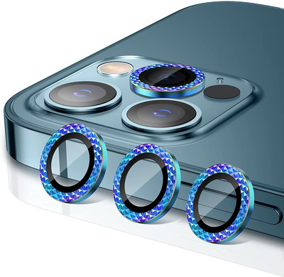 ELEF Back Camera Lens Ring Guard Protector for Apple iPhone 11 Pro Ultra Thin HD Clear Anti-Scratch/Dust Set of 3 Camera Metal Ring (Not Flexible)(Pack of: 1)