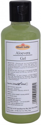 KHADI INDIA Ayurvedic Aloevera Gel(210 ml)