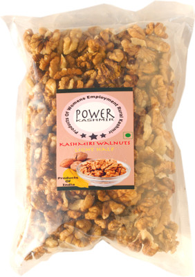 Power Kashmir Walnut Kernels Light Half Halves, Kashmiri Walnuts Without Shell, Akhrot Giri Walnuts(1 x 250 g)