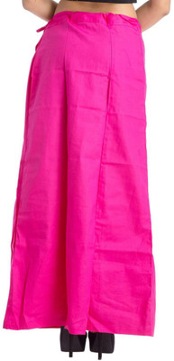 Quickcollection Women's Petticoat Inskirts Readymade Sari Innerwear Cotton Blend Petticoat(Free)