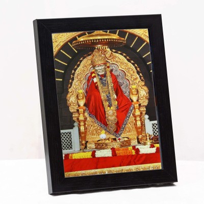 Zig Zag Sai Baba Religious Frame