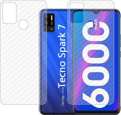 TELTREK Back Screen Guard for TECNO SPARK 7 (KF6J)(Pack of 2)