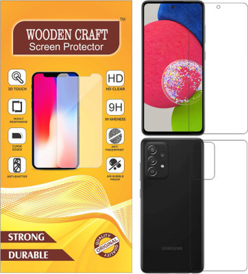 wooden craft Front and Back Screen Guard for Samsung Galaxy A52s 5G {Flexible}, SM-A528BZWGINS,SM-A528B, SM-A528B/DS, Galaxy A52s 5G(Pack of 2)