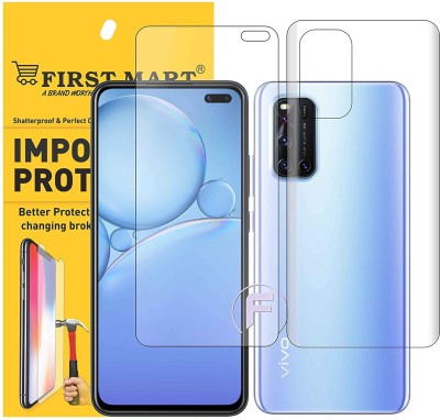 FIRST MART Front and Back Tempered Glass for Vivo V19(Pack of 1)