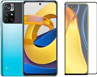 GORILLA FIVE Edge To Edge Tempered Glass for POCO M4 PRO 5G(Pack of 2)