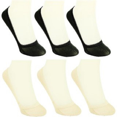 FOXSTON Women Solid Low Cut, Peds/Footie/No-Show(Pack of 6)