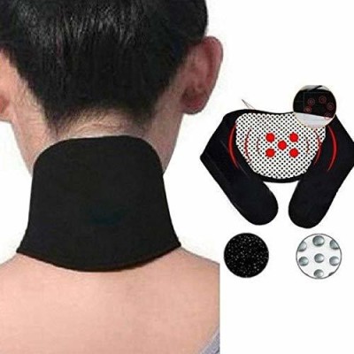 GYMIGO VII™-16-GT-Neck Belt Tourmaline Self Heating Magnetic Therapy Neck Wrap Belt
