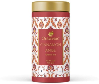 Octavius Cinnamon Anise Loose Leaf Green Tea Tin(100 g)