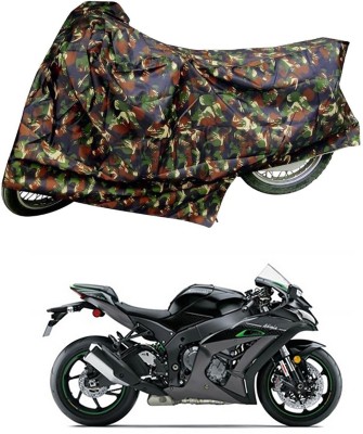 Ascension Two Wheeler Cover for Kawasaki(Ninja ZX-10R, Multicolor)