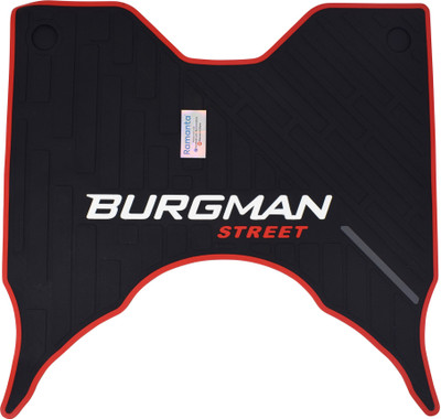 Ramanta RMT-0645 Washable Soft Rubber Floor Mat/Foot Mat Compatible for Suzuki Burgman Street Two Wheeler Mat